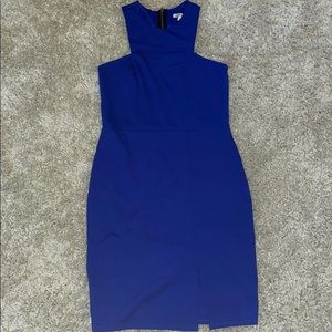 Charlotte Russe Midi Dress Royal Blue Size Large